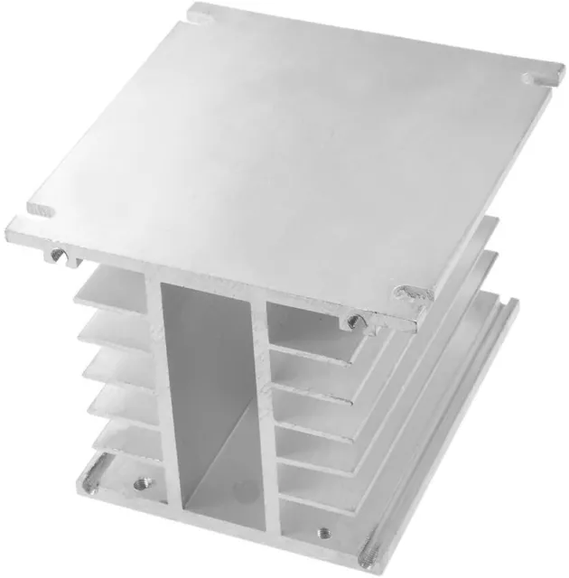 Radiateur compact aluminium pour relais semi-conducteurs dissipation de chaleur