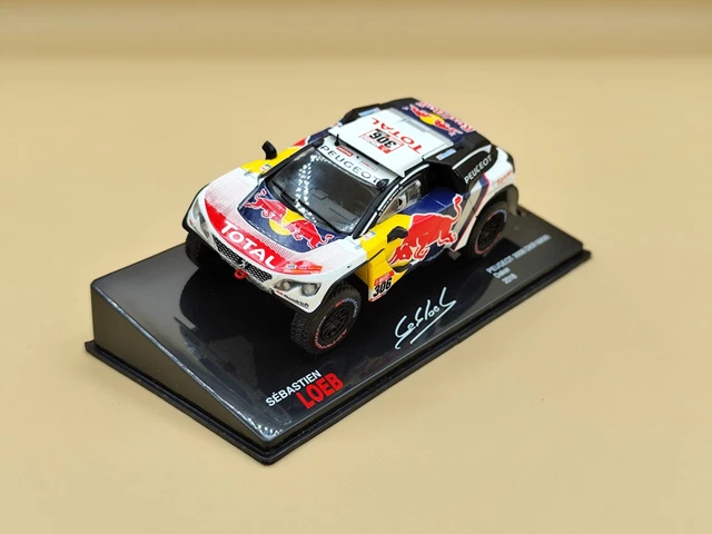 Miniature Altaya 1/43 Peugeot 306 Maxi #1, Sébastien Loeb, Rallye Haute-Provence 2017, Métal
