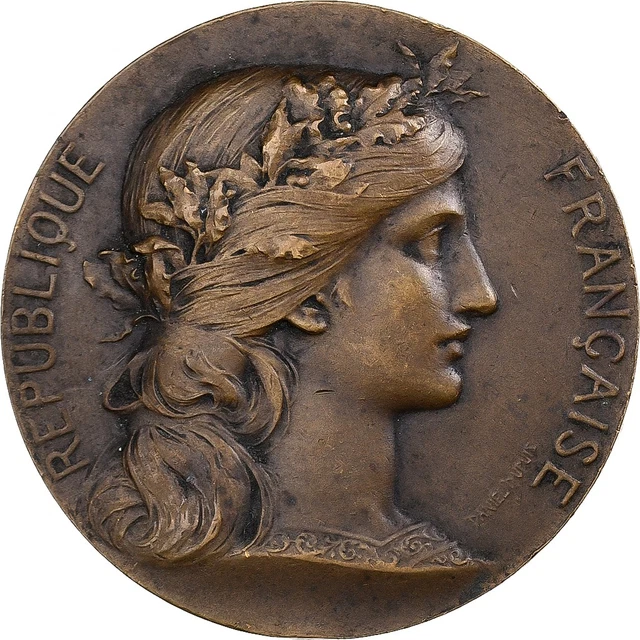 FR1) Médaille Argent, Napoléon III STE Agriculture de BEAUVAIS 1856