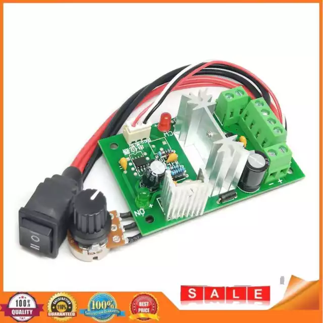 CCM6N 6A 6V 12V 24V 30V PWM DC Motor Speed Controller w/ Forward Reverse Switch