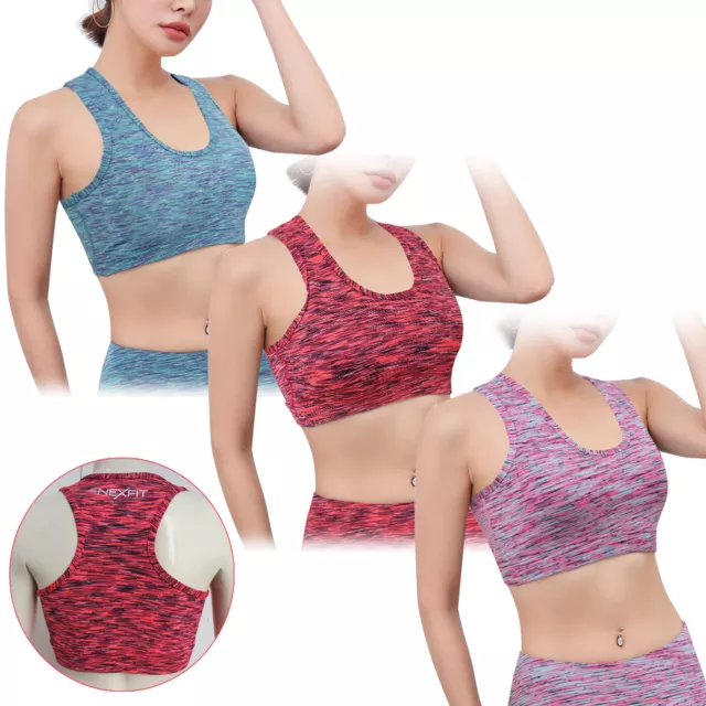 Ladies Sports Bra Crop Top Gym Training Running Fitness Workout Yoga Women Top