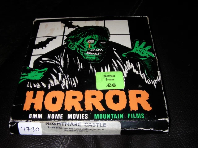 Super 8 - Nightmare Castle - Horror - Silent - 150ft - *1730