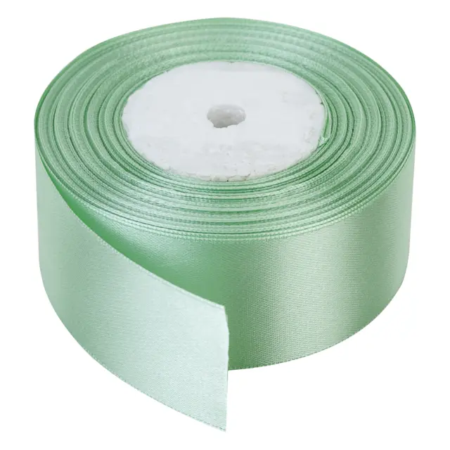 Multicoloured Double Sided Beautiful Satin Ribbon 40mm 50mm Wide Plain Roll 25m