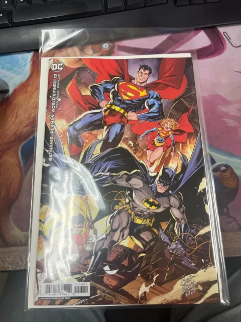 Batman Superman Worlds Finest #13 Cvr D Inc 1:25 Ossio Variant Dc Comics!