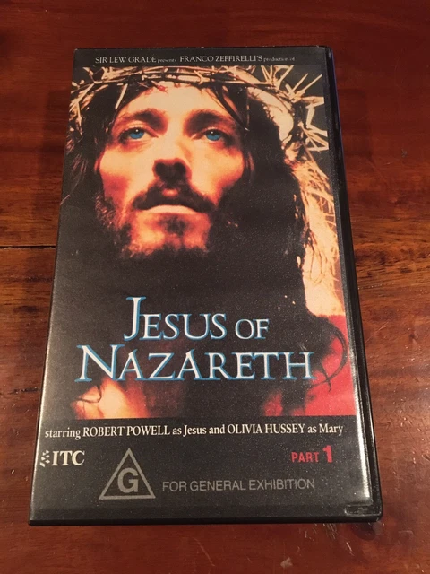 JESUS OF NAZARETH - Part 1 - Robert Powell - Vhs Video $15.00 - PicClick AU