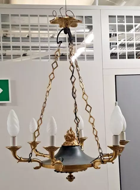 French Empire 6 arm Chandelier 2