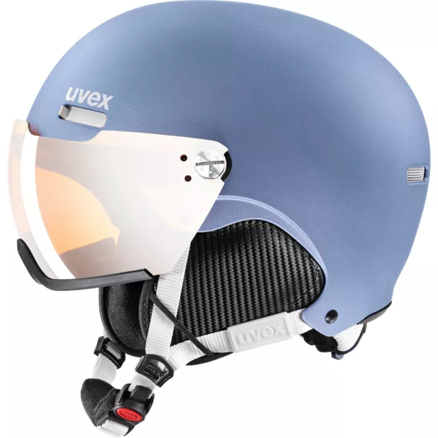 Uvex Helmet 500 Visor Ski Helmet Dust Blue Visor Helmet Snowboard Helmet