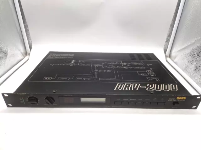 Korg Digital Reverb DRV-2000 MIDI kompatible Multi-Effekt-Rack-Einheit --- KABEL