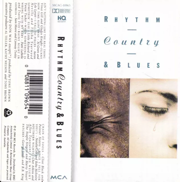 RHYTHM, COUNTRY & BLUES Various Artists  - Cassette - Tape   SirH70