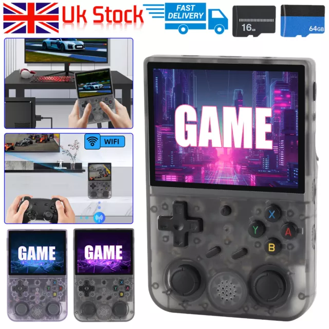 ANBERNIC RG353V Handheld Game Console 3.5Inch Dual OS Android 11 Linux HDMI *UK