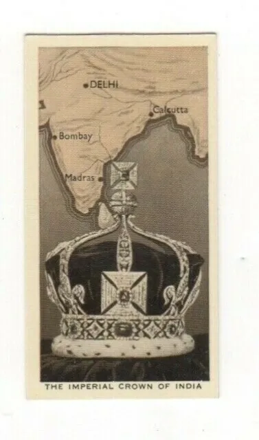 Empire cigarette card #26 The Imperial Crown of India