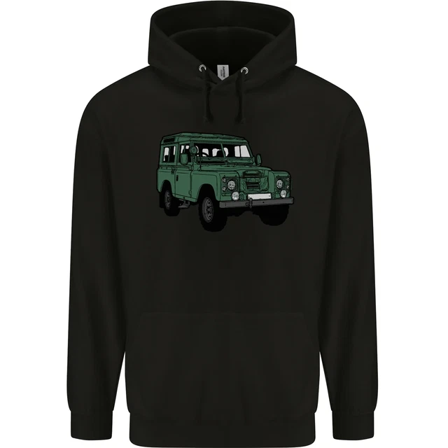 Felpa con cappuccio 4x4 Off Roading 4 ruote motrici da uomo 80% cotone
