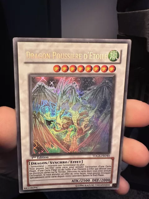 Carte Yu Gi Oh Dragon Poussière D’étoile GHOST, 1st Edition