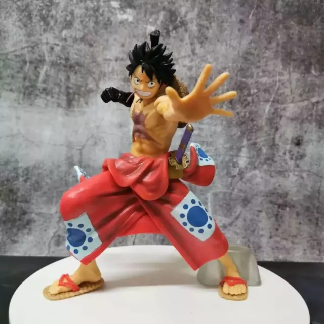 Figurine Monkey D Luffy One Piece wanokuni Anime PVC