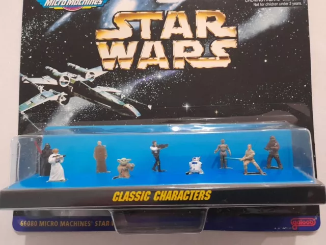 Star Wars Micro Machines Classic Characters Miniature Figures Galoob 1997 NEW 2