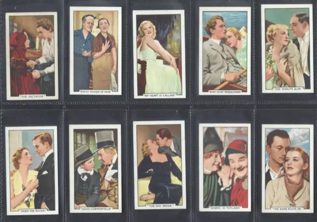 Gallaher - Famous Film Scenes - Full Set Of 48 Cards