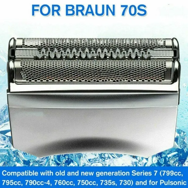 70S Shaver Foil Cutter Replacement Head for Braun Series 7 760CC/765CC/790CC