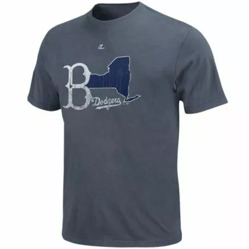 MLB T-Shirt Brooklyn Dodgers Baseball Cooperstown Double Lead Pigment Dyed