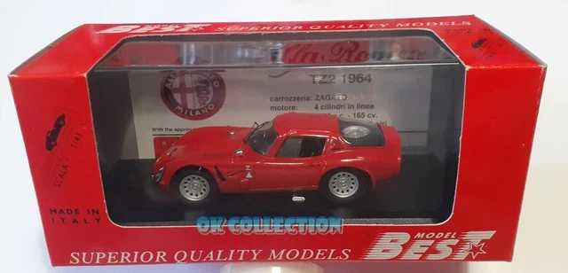 BEST-MODEL 9184 Scale 1/43 | ALFA ROMEO TZ2 N 42 24h LE MANS 1965