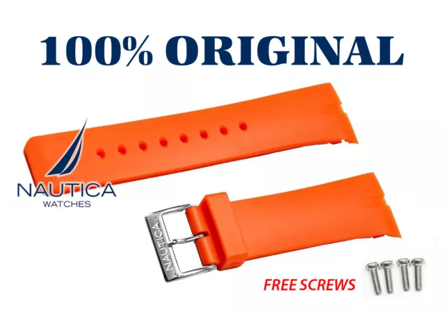 Nautica Authentique Bracelet Orange 28mm A23006G N16538G N13526G N34003G A23004G