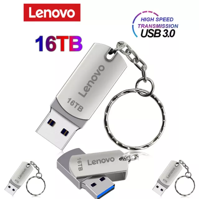 Clé USB 16 TO 3.0 portable en métal haute vitesse, mémoire étanche 16To