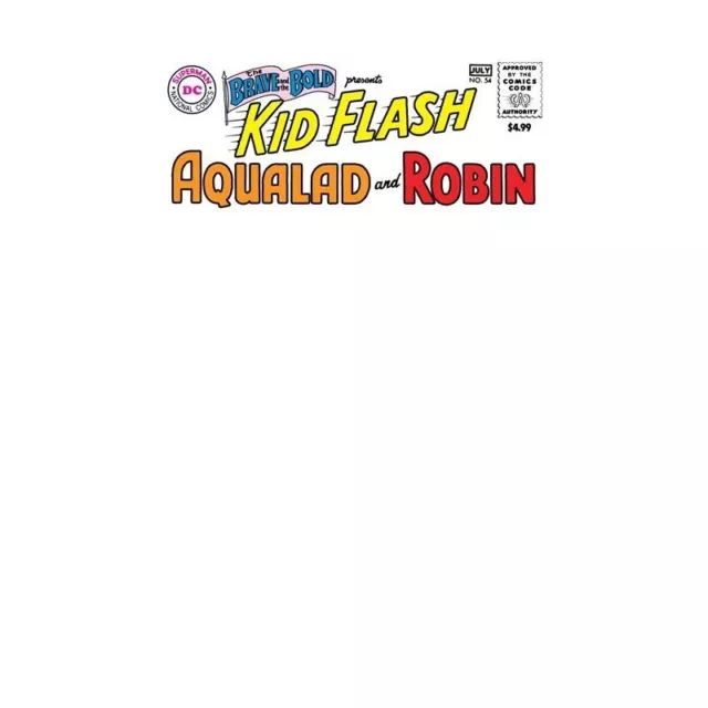 Brave And The Bold -54 Facsimile Edition Cvr B Blank Card Stock Var--Dc Comics--