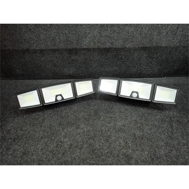 TBI Pro 216LEDS-2PACK RaLights 3H, Solar LED Flood Lights, 8W, 2200 Lms, 2-Pack