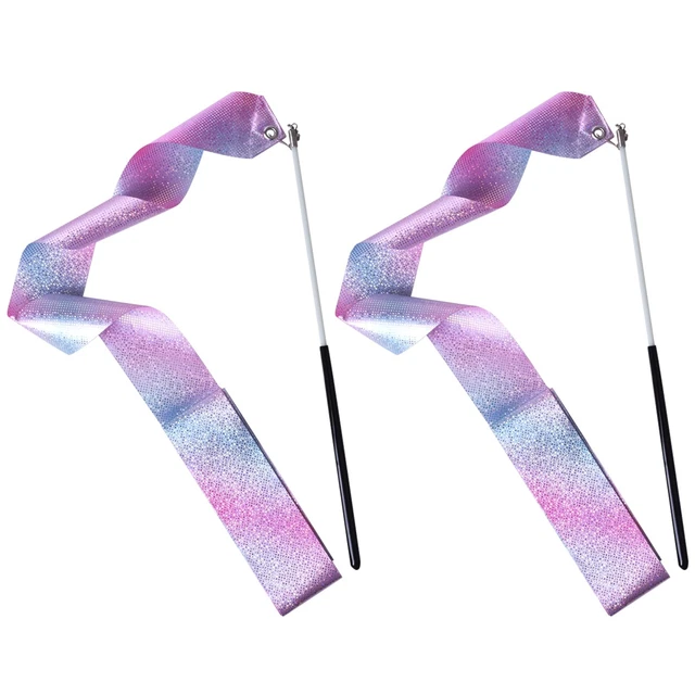 Nastri Danza Ritmica 10 Pezzi - 2 Metri, 10 Colori, Per Ginnastica E Spettacoli - Foto 9