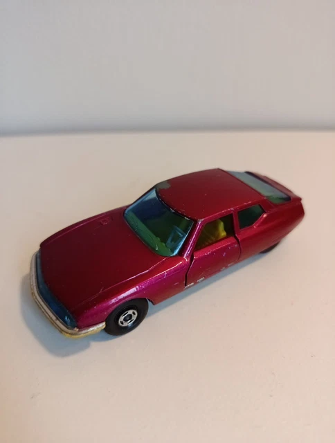 Ancienne Voiture Matchbox Citroën SM Maserati 1971 - Échelle 1/43 - Occasion