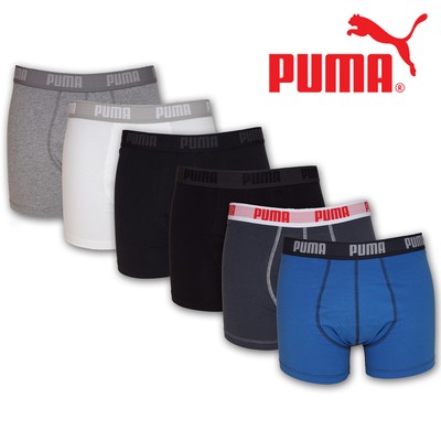 PUMA Boxershorts Nero Basic Boxer Short Mutande Trunk 2 4 6 8 10 egli Pack 