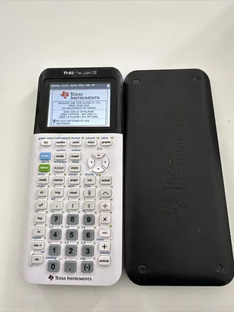Calculatrice graphique mode examen Texas Instruments Ti-83 Premium Bac Fonction