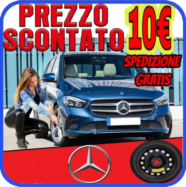 Ruotino Di Scorta Per Mercedes Classe B Con Misura Da 17 5Fori Kit Ruota Gomma p