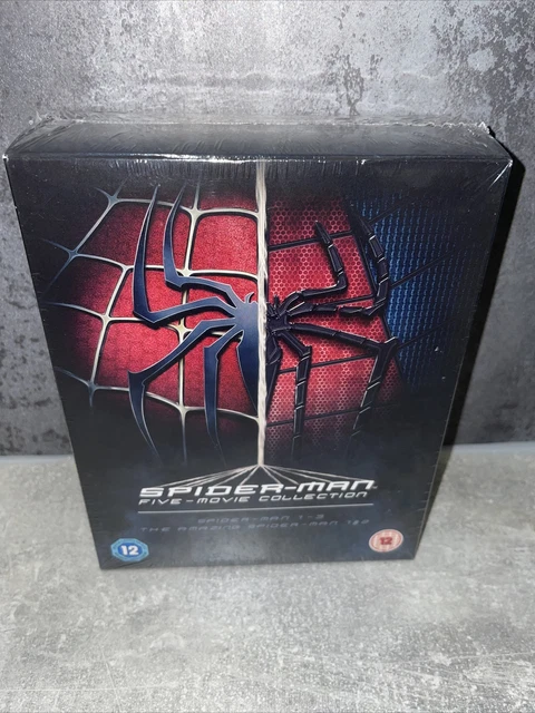 THE SPIDER-MAN COMPLETE Five Film 5 Disc Boxset Collection [DVD] New ...
