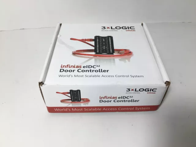 Infinias 3xlogic eIDC32 S-EIDC32 IP PoE Ethernet Door Controller Access Module