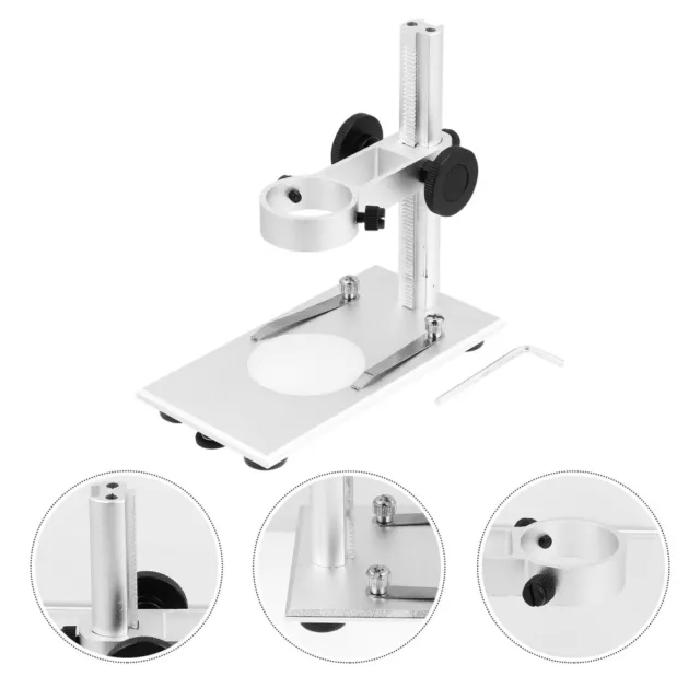 Adjustable Base Small Camera Bracket Microscope Stand Lifting 3