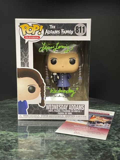 Funko Pop! Wednesday Addams #811 - Autographed by Lisa Loring - JSA Wit
