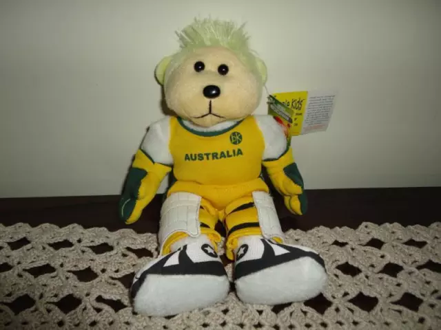 Skansen BK Australia WALLY WICKET KEEPER Bear 8 inch All Tags 2008