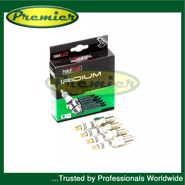 Premier 4X IRIDIUM TIP SPARK PLUGS FOR MAZDA 2 1.5 2007 ONWARDS