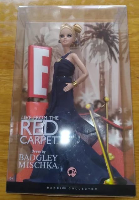 Mattel LIVE FROM THE  RED CARPET Dressed by BADGLEY MISCHKA  PINK LABEL NRFB