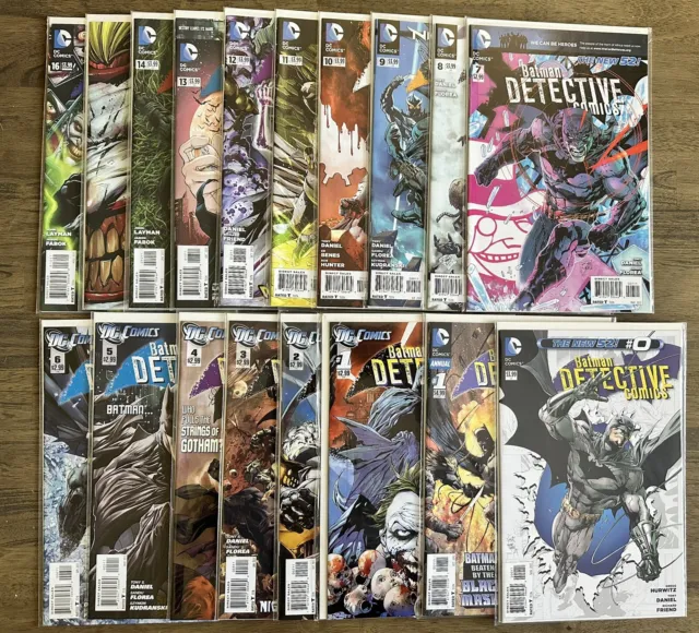 Batman Detective Comics #0 #1-16 Annual #1 (2011) DC Comics New 52 lot