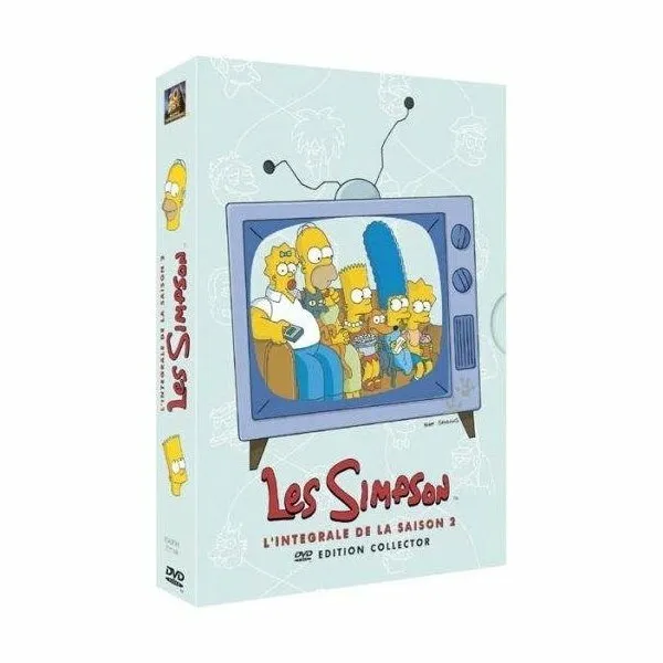DVD Neuf - Les Simpson : L'Intégrale Saison 2 - Édition Collector 4 DVD