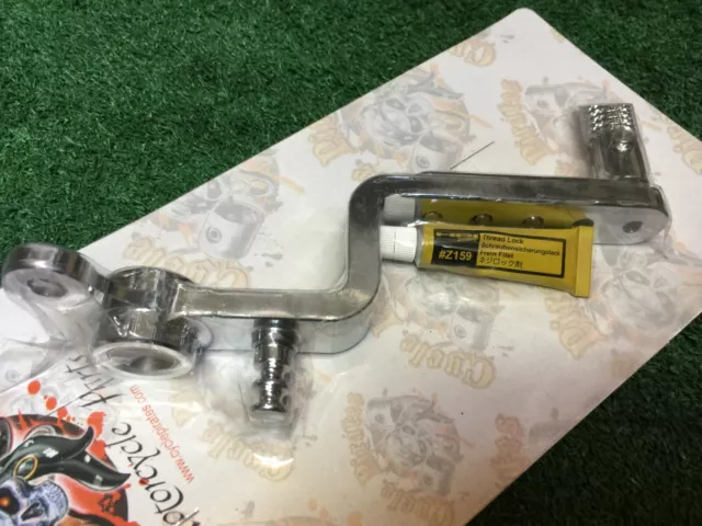 2006 to 2008 Kawasaki ZX14 Adjustable Brake Pedal Lever Chrome ZX 14 - New