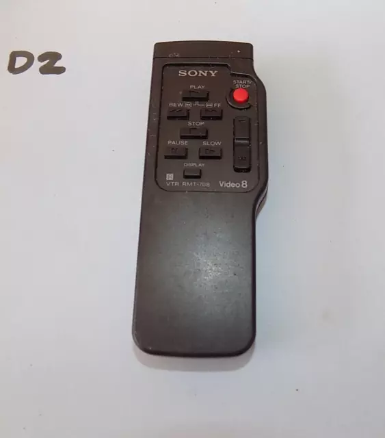 Sony Video 8 Videorecorder Fernbedienung RMT-708 getestet Original