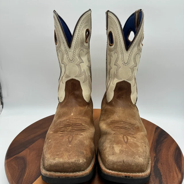 TONY LAMA FIREBALL WTP Boots Mens 13 EE Brown Composite Toe Western