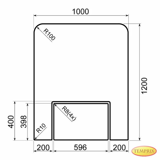 Glasbodenplatte Für Kaminofen Fünfeck VidaXL Kaminofen Glasplatte Kaminplatte Kaminglas Ofenglas Bodenplatte Funkenschutzplatte Glasbodenplatte Kaminbodenplatte Rechteckig 100x50cm Glasplatte Für Kaminofen