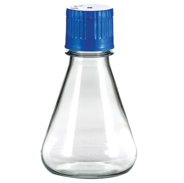 New Case Triforest 250ml Erlenmeyer Flask w/ DuoCap Sterile FPC0250S exp 7/2026