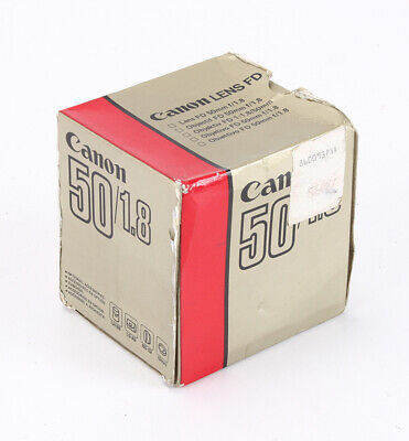 Boîte Uniquement Pour A 50/1.8 Canon Fd + Mousse Emballage / 210818