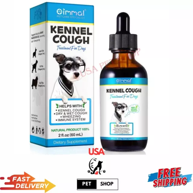 Kennel Cough Treatment & Natural Infection Medicine for Dogs Allergy Relief 60ml