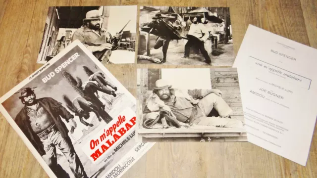 bud spencer ON M' APPELLE MALABAR ! photos presse argentique cinema + dossier