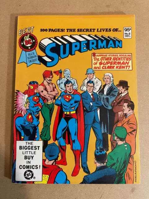 Best Of Dc Blue Ribbon Digest Superman #8 Copper Age 100 Pages 1980